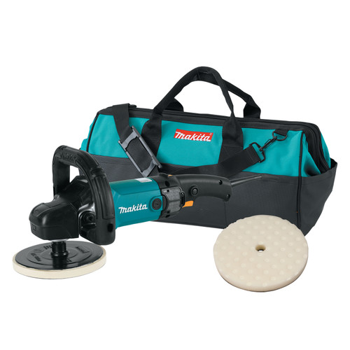 Makita 9237CX2 7" Variable Speed Electronic Polisher Kit.