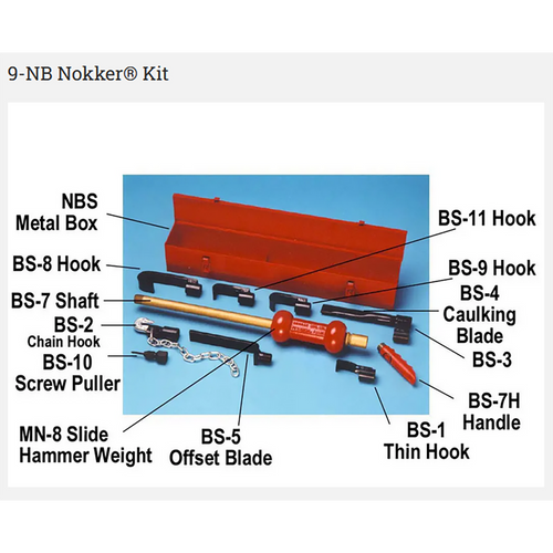 Morgan No. 9-NB Nokker Kit In Metal Box A