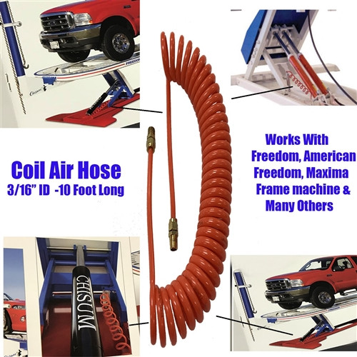 Coil Hose - Chisum Frame Machine 3/16" ID