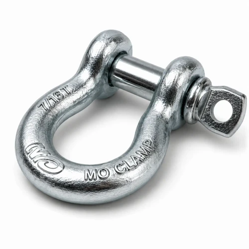 Genuine Mo-Clamp 4055 7/16-inch Screw Pin Shackle for professional collision repair and frame pulling equipment.