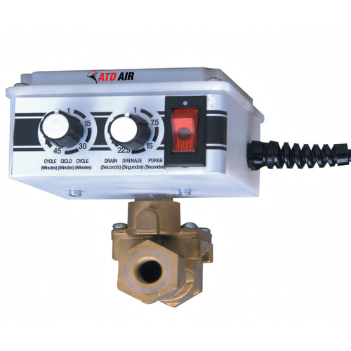 ATD Tools 7815 Automatic Tank Drain for most air compressors.