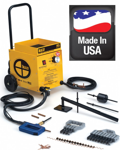 DentFix DF-505/220 The MAXI 220V Dent Removal System is a robust 220V single-phase steel dent pulling station.