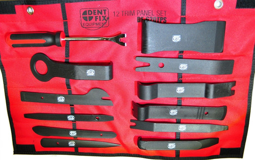 DentFix 620TPS 12pc Trim Panel Scraper Pouch Set