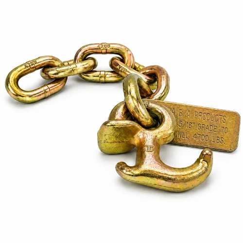 Mo-Clamp 6306 GM frame pulling R Hook with 11-inch chain.