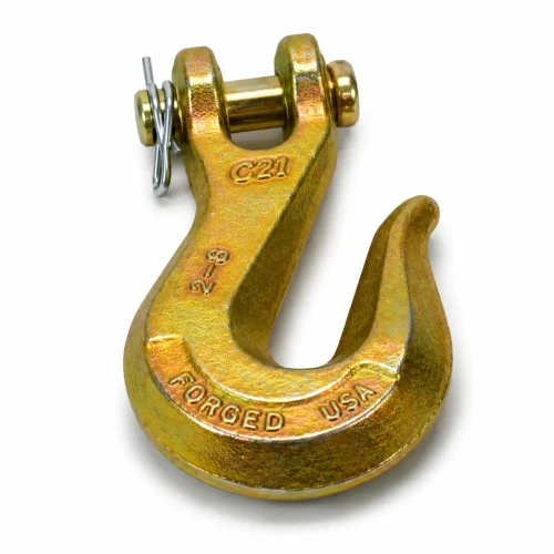 Mo-Clamp 6210 frame machine grab hook with clevis pin and rue clip.
