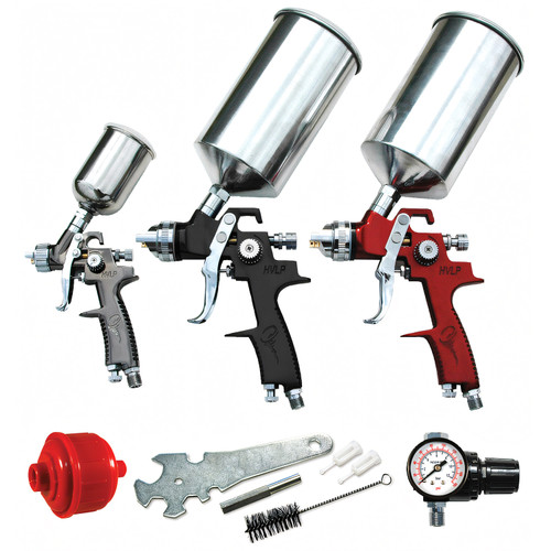ATD Tools 6900 HVLP Spray Gun Set with Face Masks.