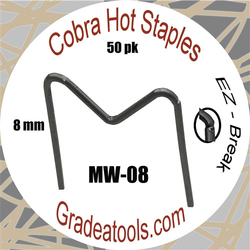 Cobra Hot Staples MW-08 W-Pattern 8mm