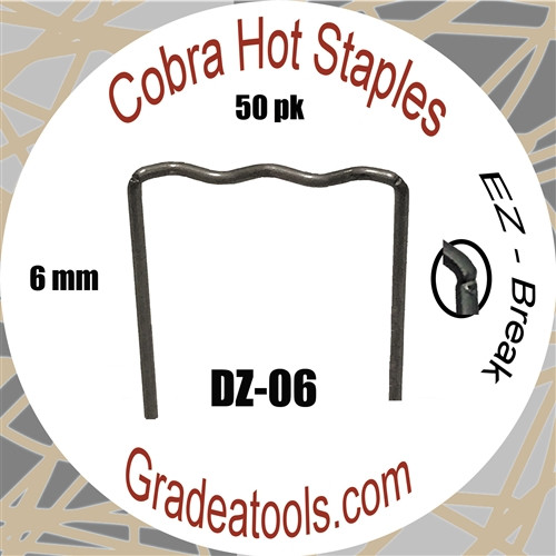 Cobra Hot Staples DZ-06  Z-Pattern 6mm