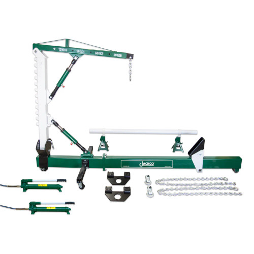 Jackco 858B 10-ton Body & frame Straightener - Swivel & Crane-Hand Pumps