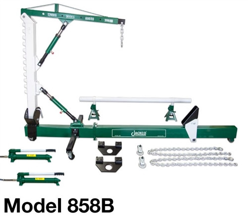 Jackco 858B 10ton Body Straightener - Swivel & Crane-Hand Pumps