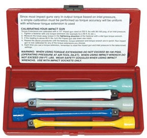 LTI Tools 1460 5 Pc. 1/2" Dr. Wheel Torque Extension Kit