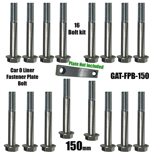Car O Liner Fastener Plate  Bolt Kit, 150mm - B106