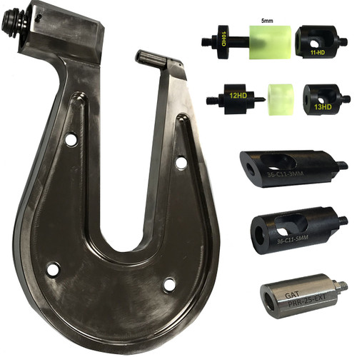 attachments for Long Reach 8.5" C-ARM attachment for SPR-12 aluminum self piercing rivet gun B