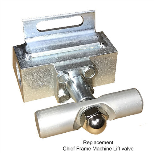 Chief Frame Machine Hydraulic Lift Valve for chief S21, Ez liner ii, and may others k2