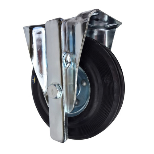 Original Wicke Fixed Front Caster WIC-03-S – genuine German-made non-swivel caster.