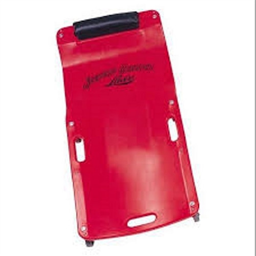 Lisle 92032 Large Wheel Plastic Creeper - Red