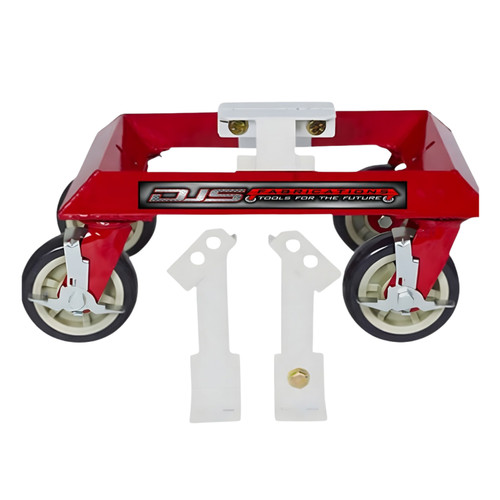 DJS Fabrications DJS-00102 is a single universal dolly constructed of fully welded heavy-duty steel.