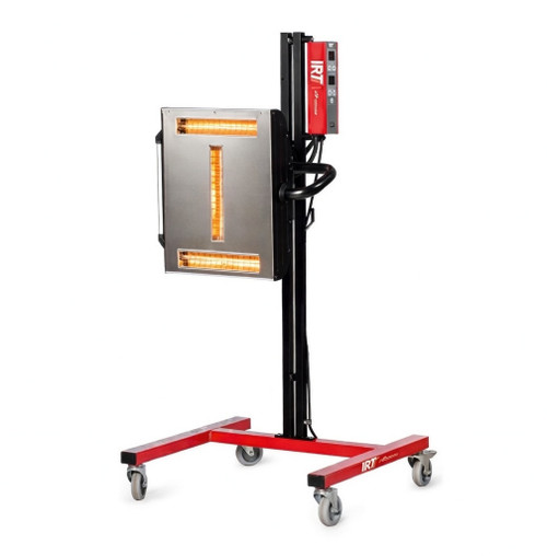 IRT-3 PrepCure mobile infrared curing lamp with 1 cassette for fast drying of putty, filler, base, and clear coats.