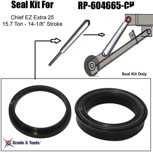 Replacement Lift Ram Seal Kit  for Chief EZ Extra 25 Frame Machine B