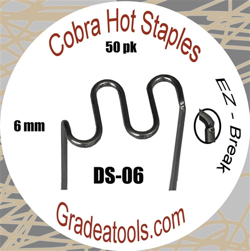 Cobra Hot Staples DS-06  S-Pattern 6mm