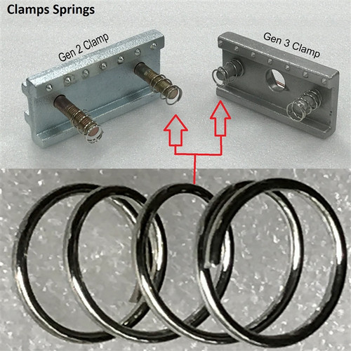 Springs for Chief frame machines anchoring clamps for Gen 2, 3 and 4  A2