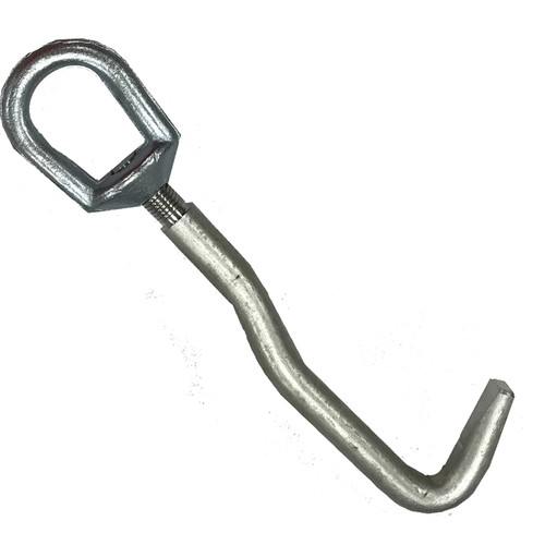 Small Flat Nose Sheet Metal Hook, Swivel