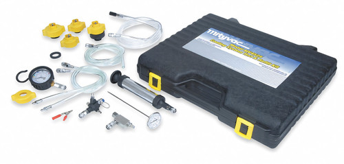 Mityvac MV4525 Cooling System Test and Refill Kit is for comprehensive cooling system diagnostics and air-free refills.