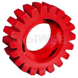 Dynabrade 92255 4" Diameter X 1-1/4" Wide Red-Tred Eraser Wheel
