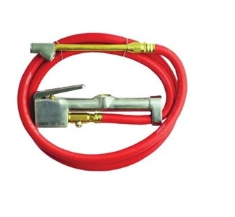 Milton 501 Inflator Gauge with Dual-Head Chuck and Hose
