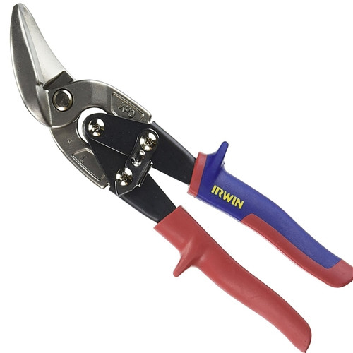 Irwin Vise-Grip 2073111 Aviation Snips Comp Leverage - Cuts Left & Straight