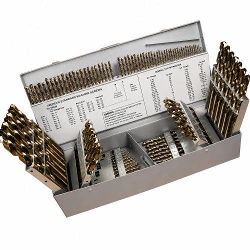 Norseman D-115 Cobalt M42 Drill Bit Set is a premium professional-grade 115-piece kit - 69280.