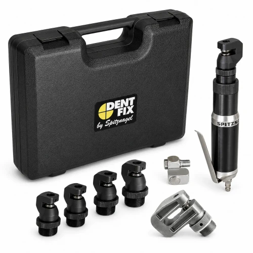 DentFix DF-MP050K Pneumatic Punch Kit with 5 Heads - perfect hole punch for collision repair process.