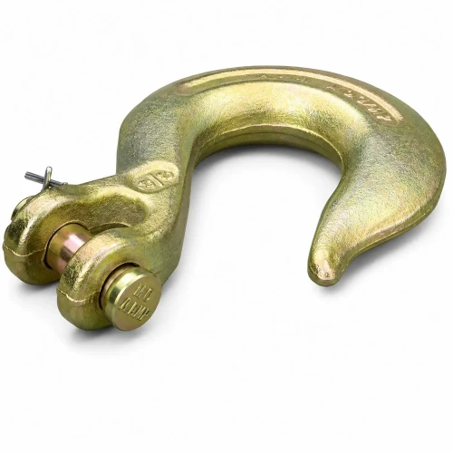 Mo-Clamp 6260 frame machine slip hook with clevis pin and rue clip.