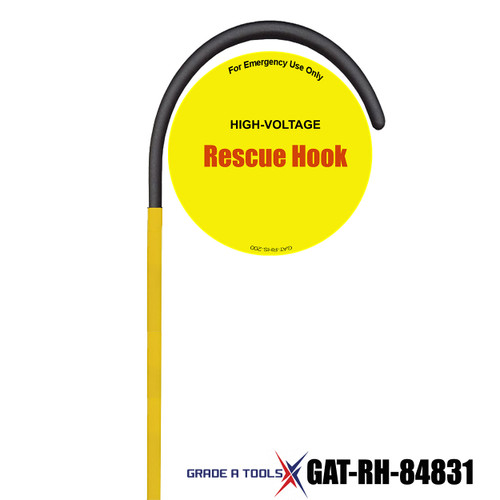 Insulated Rescue Hook For Electric Vehicle Repairs - 4-1/2 Foot - B