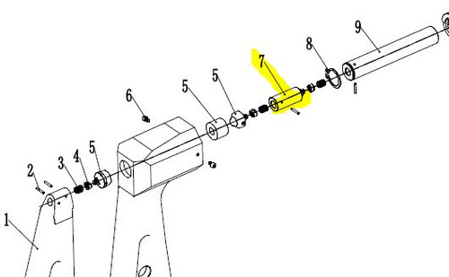 Add Extension Rod - Part for SPR-12 Version 2 Rivet Gun