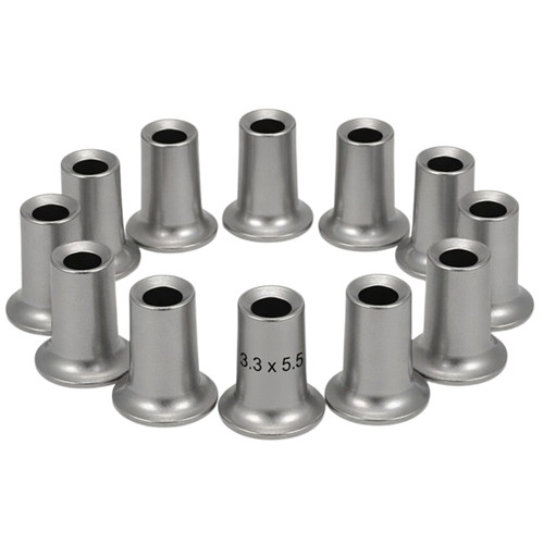 3.3mm x 5.5mm Aluminum Self Piercing Rivets (Box of 100).