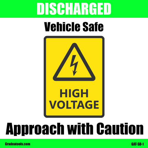 Static Cling Decal - Discharged - Green