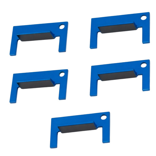 DentFix DF-EZTABB EZ TAB 5pc Plastic Tabs Blue 3/4" is the 5-piece set.