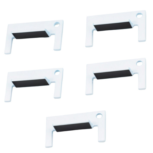 Dent Fix DF-EZTABW EZ TAB 5pc Plastic Tabs White 1/2" (13mm).