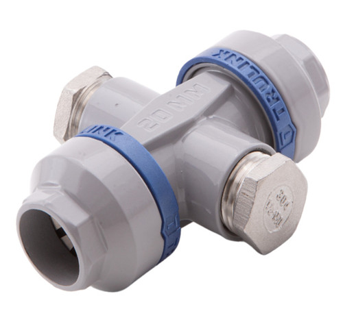 Champion Quick Lock Air Pipe - Straight Union Pipe Connector with Port