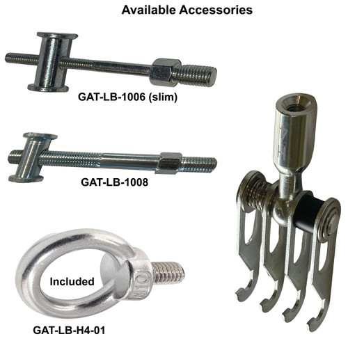 Dent Pulling Claw (4) Hook - Wiggle Wire, Weld Ring Tabs & PDR A
