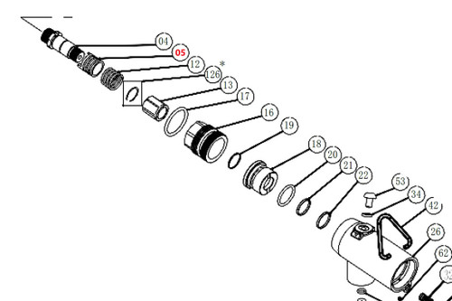 Jaw guide lock - for BRG-300 Blind Rivet Gun sas Jaw guide lock - for BRG-300 Blind Rivet Gun sas