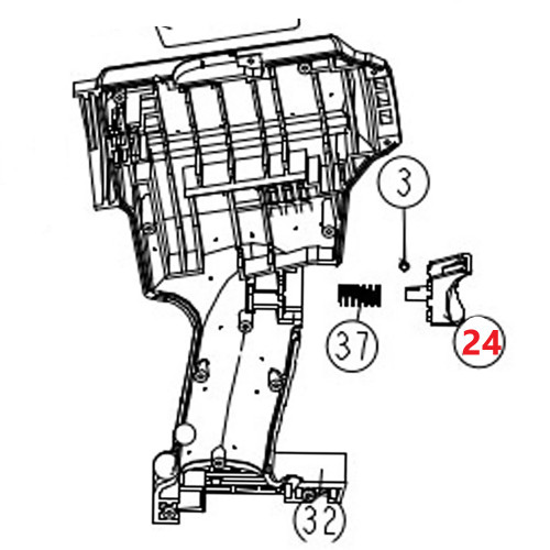 Button - for BRG-600 Blind Rivet Gun BB Button - for BRG-600 Blind Rivet Gun BB