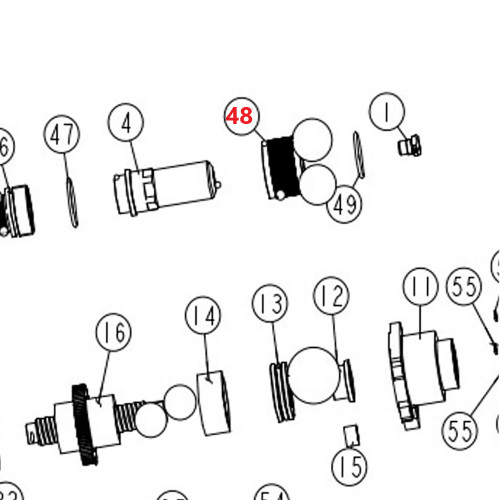 Lock Ring for BRG-600 Blind Rivet Gun DD