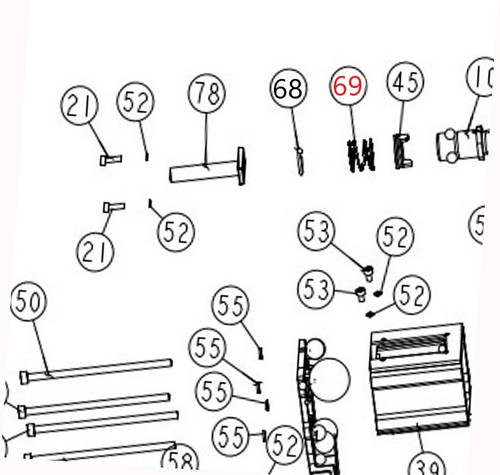 Spring -Z for BRG-600 Blind Rivet Gun QW