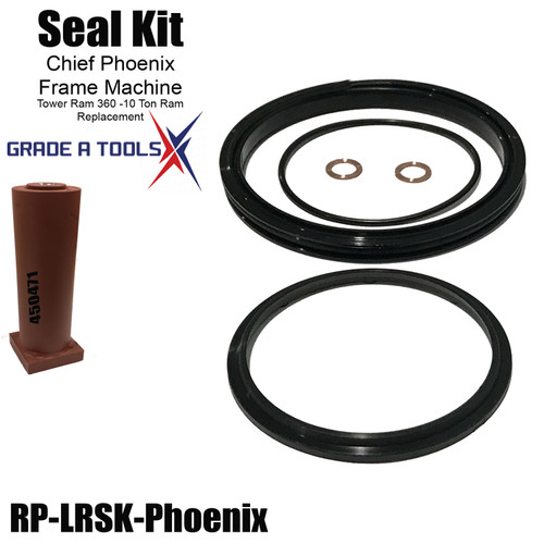 Top view of  Replacement Chief Phoenix  Tower Ram Seal Kit A