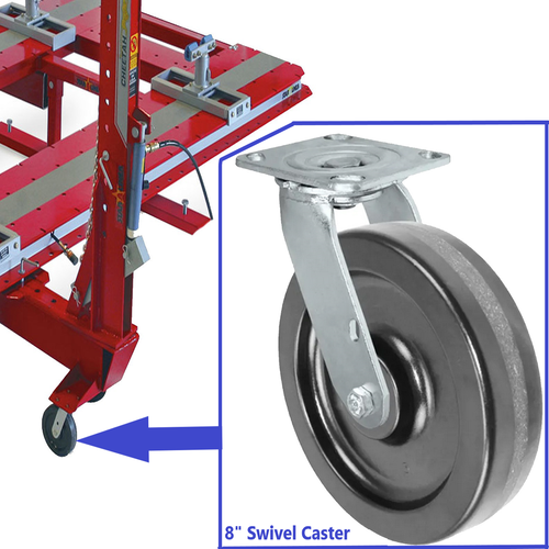 Cheetah Star A Liner - Pull Tower Swivel caster  - 8" X 2" B