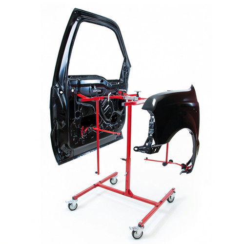 Innovative INO-I-DFD Door Fender Stand Double is a mobile paint stand.