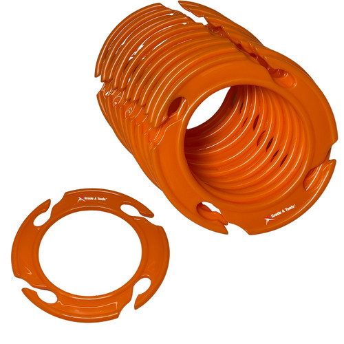 Plastic Safety Chain Cone Collar Connectors  (4-7/8 OD - 3-1/6 ID ) A