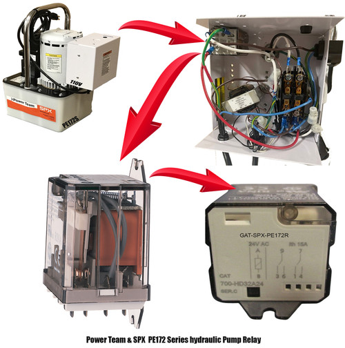Power Team Hydraulic Pump Relay for  PE172 Series Pumps B